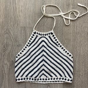 Crochet halter top